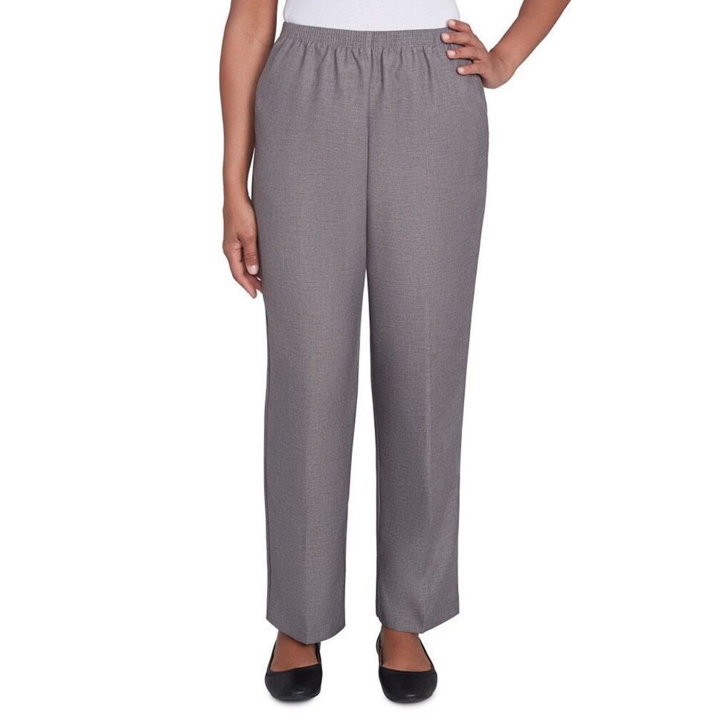 Alfred Dunner Classics Average Length Pant Grey Size 12